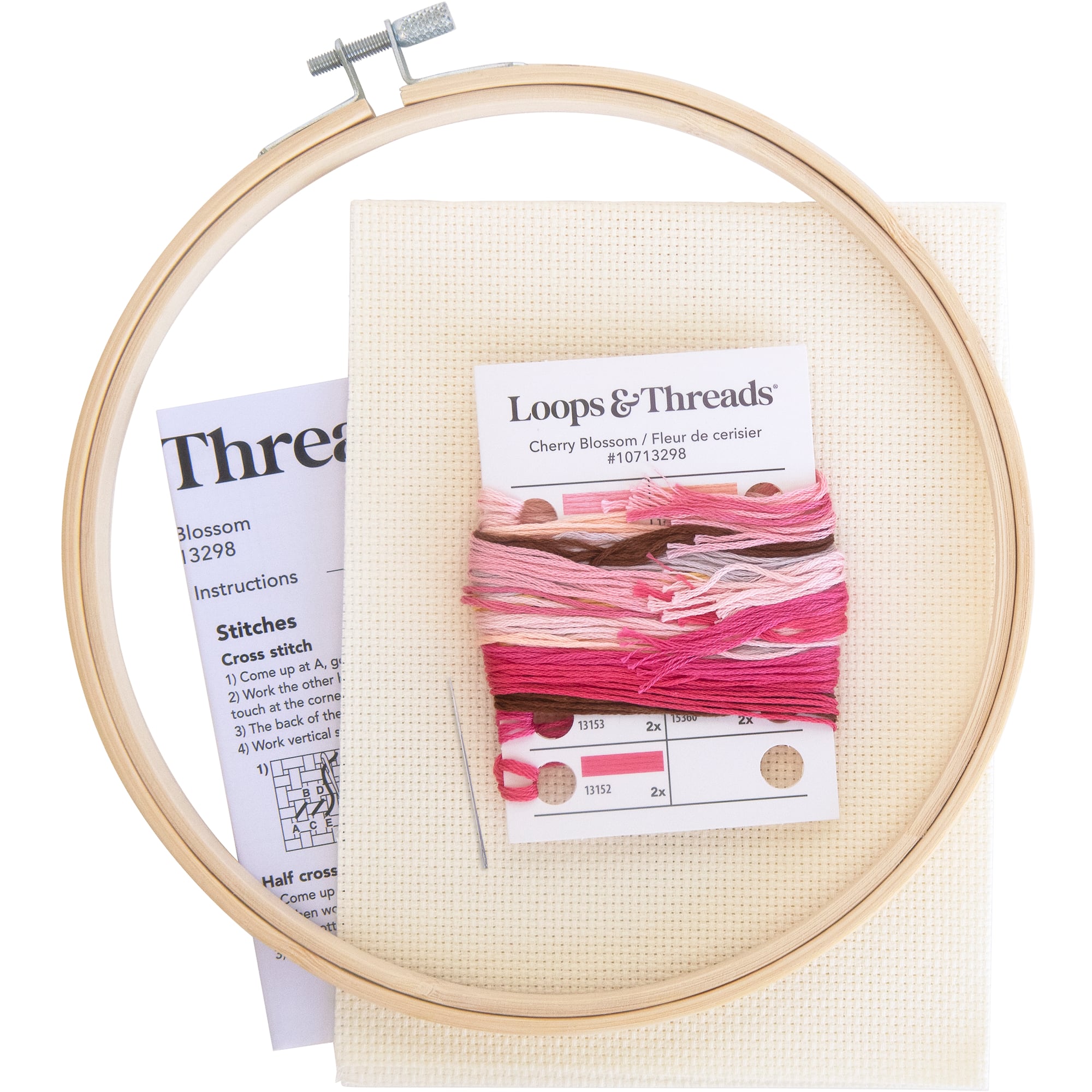 Cherry Blossom Cross Stitch Kit by Loops & Threads®